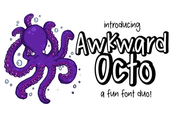 Awkward Octo: The Bold, Playful Font That Brings Character to Your Designs