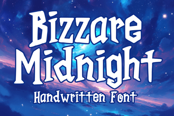 Bizzare Midnight: A Gothic Display Font for Bold Designs