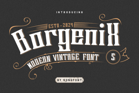 Borgenix: The Vintage Font for Modern Design