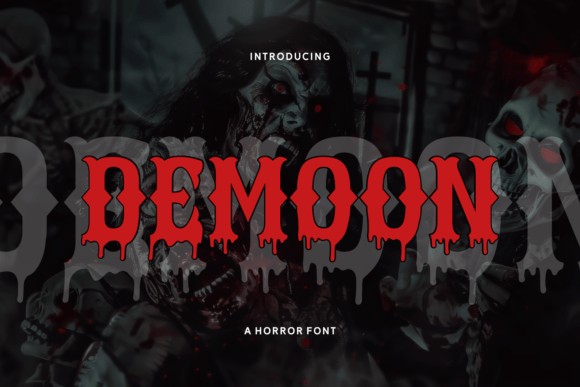 Demoon: The Ultimate Halloween Party Scream Horror Font