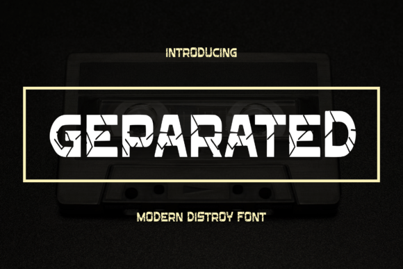Geparated: The Bold Display Font That Defines Modern Branding