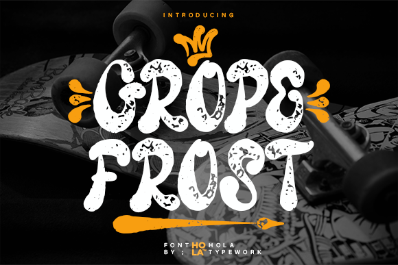 Grope Frost: A Natural Retro Brush Font for Creative Workflows