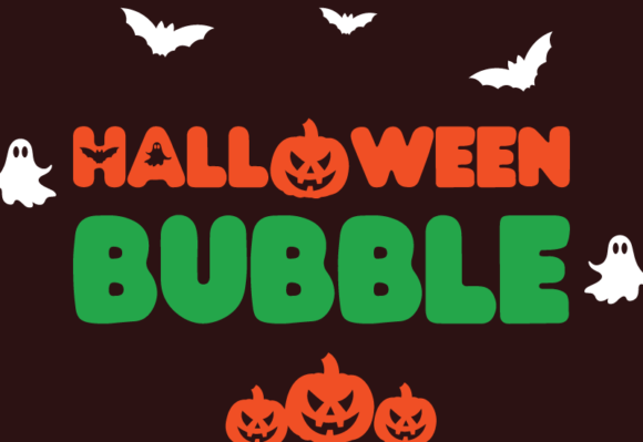 Halloween Bubble: A Vibrant, Spooky Typeface
