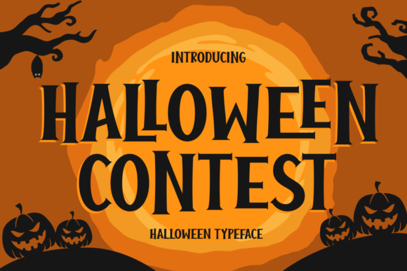 Halloween Contest: A Spooky Display Font for Bold Headlines