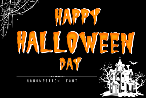 Happy Halloween Day: A Spooky Display Font