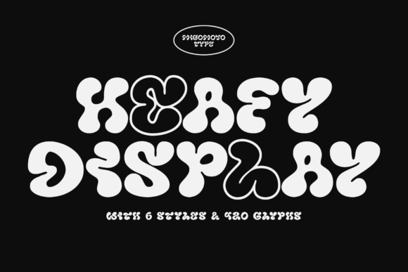 Heafy Groovy: A Bold, Liquid Display Font for Creative Impact