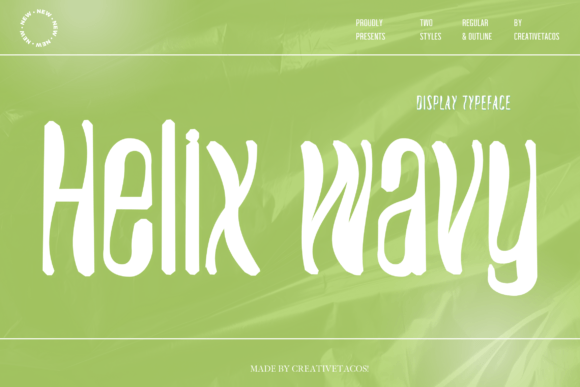 Helix Wavy: A Futuristic Font for Modern Design