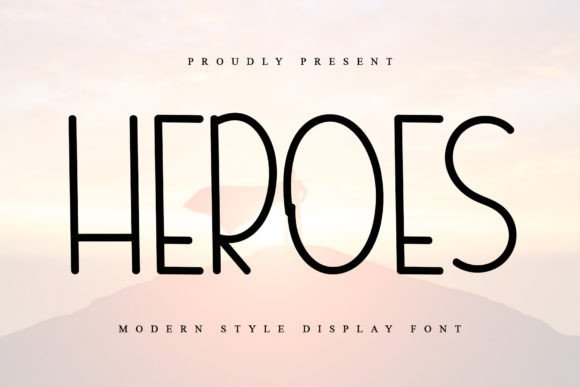 Heroes: A Stylish Font for Elegant Design Workflows
