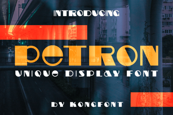 Introducing Petron: A Bold New Typeface for Modern Creative Expression