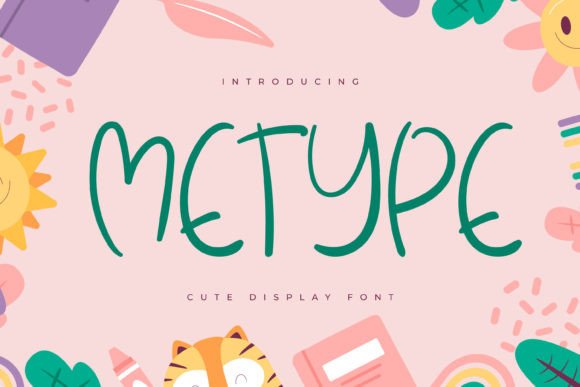Metype: A Playful Display Font for Creative Projects