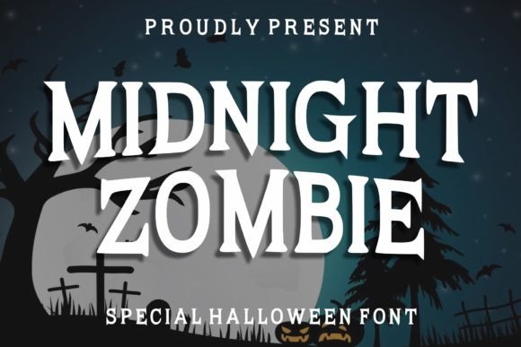 Midnight Zombie: A Cool and Elegant Halloween Font