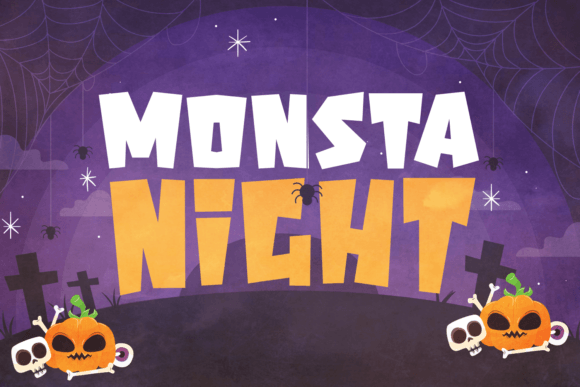 Monsta Night: The Definitive Halloween Font for Spooky Design Mastery