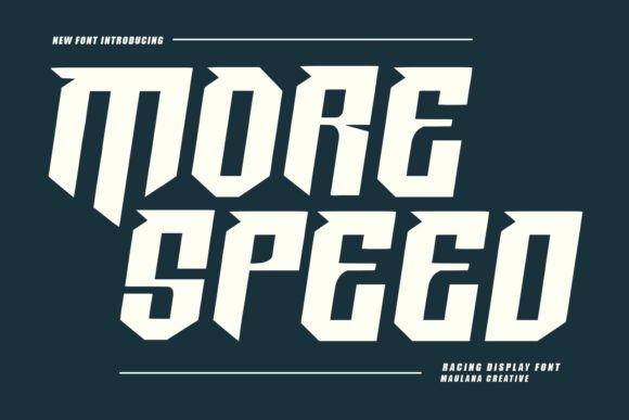 More Speed: The Typography of Motion and Momentum