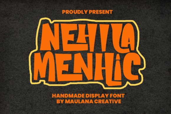 Nehila Menhic: A Handmade Display Font for Creative Projects