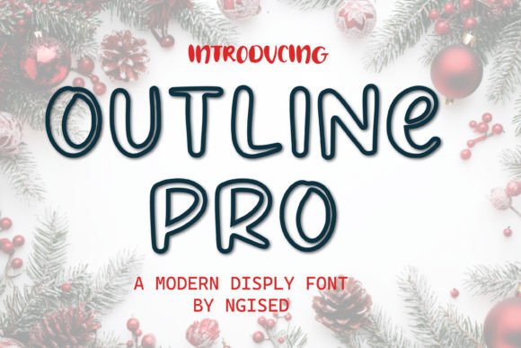 Outline Pro: The Bold Display Font for Modern Visual Statements