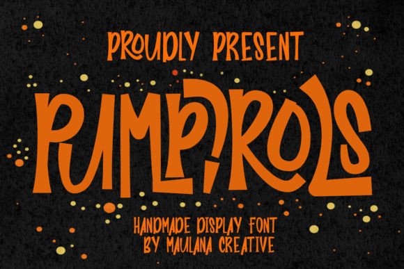 Pumpirols: A Playful Handmade Display Font