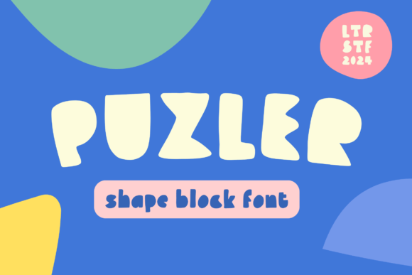 Puzler: The Playful Puzzle Font for Creative Projects