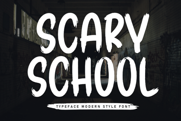 Scary School: A Practical Evaluation of the Spooky Brush Typeface