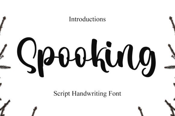 Spooking: A Refined Script Font for Sophisticated Design Workflows