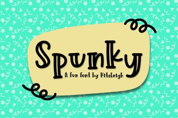Spunky: A Lively Display Font for Creative Projects