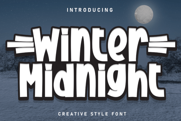 Winter Midnight: A Cozy Handwritten Typeface for Modern Design